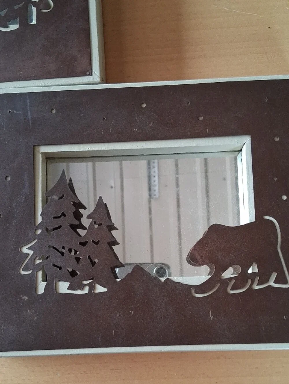 Rust Brown Woodland Cutout Shadow Box Wall Decor Set Of 3